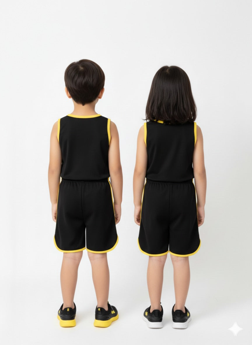 Kids Sando and Shorts Track Suit 2 Pcs Set - LARGE